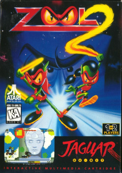 Zool 2 for the Atari Jaguar Front Cover Box Scan