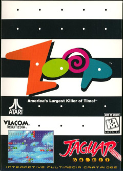 Zoop for the Atari Jaguar Front Cover Box Scan