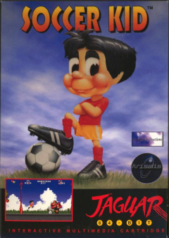Soccer Kid for the Atari Jaguar Front Cover Box Scan