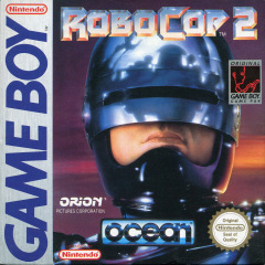 RoboCop 2 for the Nintendo Game Boy Front Cover Box Scan