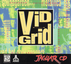 Vid Grid for the Atari Jaguar CD Front Cover Box Scan