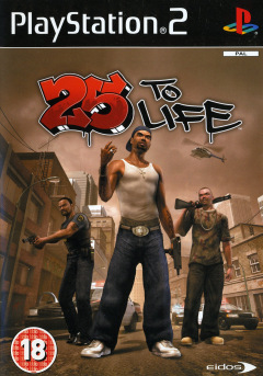25 to Life for the Sony PlayStation 2 Front Cover Box Scan