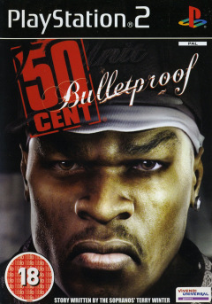 50 Cent: Bulletproof for the Sony PlayStation 2 Front Cover Box Scan