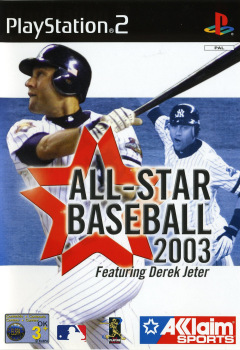 All-Star Baseball 2003 featuring Derek Jeter for the Sony PlayStation 2 Front Cover Box Scan