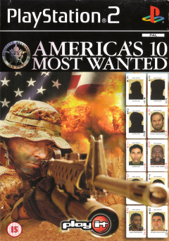 America's 10 Most Wanted for the Sony PlayStation 2 Front Cover Box Scan