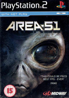 Area-51 for the Sony PlayStation 2 Front Cover Box Scan