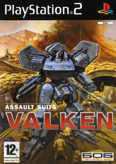 Assault Suits Valken for the Sony PlayStation 2 Front Cover Box Scan