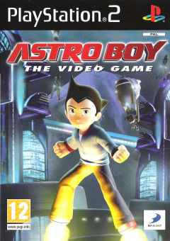 Astro Boy: The Video Game for the Sony PlayStation 2 Front Cover Box Scan