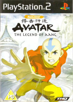 Avatar: The Legend of Aang for the Sony PlayStation 2 Front Cover Box Scan