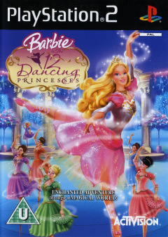 Barbie in The 12 Dancing Princesses for the Sony PlayStation 2 Front Cover Box Scan