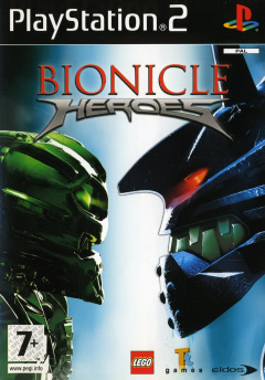 Bionicle Heroes for the Sony PlayStation 2 Front Cover Box Scan
