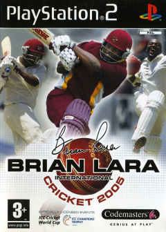 Brian Lara International Cricket 2005 for the Sony PlayStation 2 Front Cover Box Scan