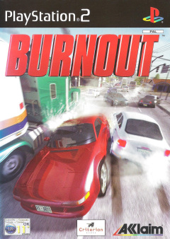 Burnout for the Sony PlayStation 2 Front Cover Box Scan