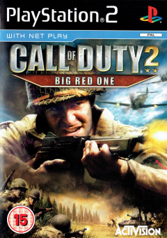 Call of Duty 2: Big Red One for the Sony PlayStation 2 Front Cover Box Scan