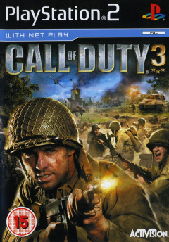 Call of Duty 3 for the Sony PlayStation 2 Front Cover Box Scan