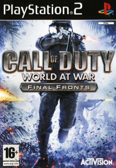 Call of Duty: World at War: Final Fronts for the Sony PlayStation 2 Front Cover Box Scan