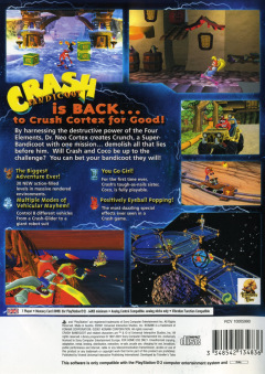 Scan of Crash Bandicoot: The Wrath of Cortex