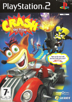 Crash: Tag Team Racing for the Sony PlayStation 2 Front Cover Box Scan