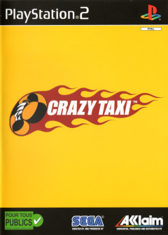 Crazy Taxi for the Sony PlayStation 2 Front Cover Box Scan