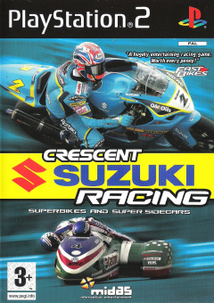 Crescent Suzuki Racing for the Sony PlayStation 2 Front Cover Box Scan