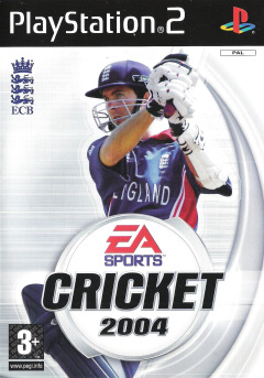 Cricket 2004 for the Sony PlayStation 2 Front Cover Box Scan