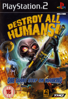 Destroy All Humans! for the Sony PlayStation 2 Front Cover Box Scan