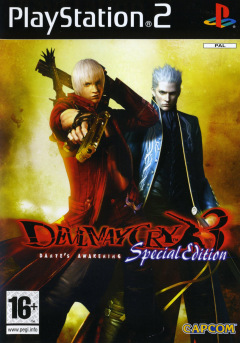 Devil May Cry 3: Dante's Awakening: Special Edition for the Sony PlayStation 2 Front Cover Box Scan