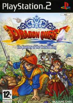 Dragon Quest: The Journey of the Cursed King for the Sony PlayStation 2 Front Cover Box Scan