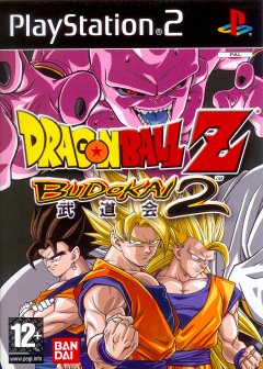 DragonBall Z: Budokai 2 for the Sony PlayStation 2 Front Cover Box Scan