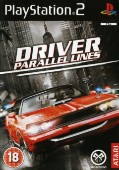 Driver: Parallel Lines for the Sony PlayStation 2 Front Cover Box Scan