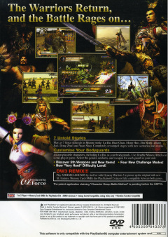Scan of Dynasty Warriors 3: Xtreme Legends