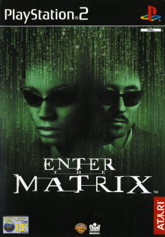 Enter the Matrix for the Sony PlayStation 2 Front Cover Box Scan