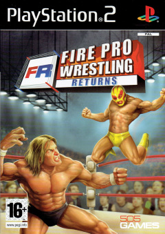 Fire Pro Wrestling Returns for the Sony PlayStation 2 Front Cover Box Scan