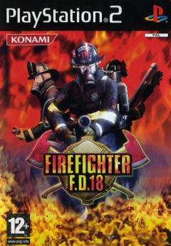 Firefighter F.D. 18 for the Sony PlayStation 2 Front Cover Box Scan