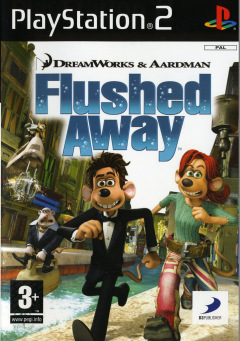 Flushed Away for the Sony PlayStation 2 Front Cover Box Scan