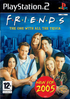 Friends: The One With All the Trivia for the Sony PlayStation 2 Front Cover Box Scan