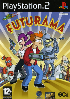 Futurama for the Sony PlayStation 2 Front Cover Box Scan