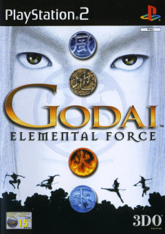 Godai: Elemental Force for the Sony PlayStation 2 Front Cover Box Scan