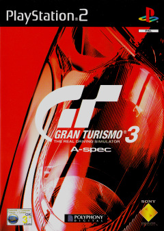 Gran Turismo 3 for the Sony PlayStation 2 Front Cover Box Scan