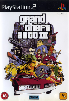 Grand Theft Auto III for the Sony PlayStation 2 Front Cover Box Scan