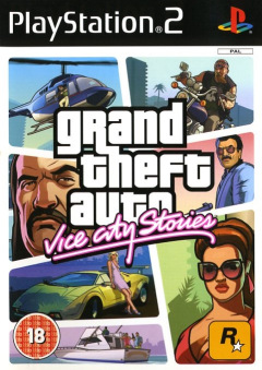 Grand Theft Auto: Vice City Stories for the Sony PlayStation 2 Front Cover Box Scan