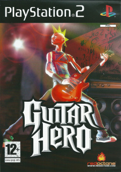 Guitar Hero for the Sony PlayStation 2 Front Cover Box Scan