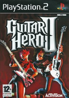 Guitar Hero II for the Sony PlayStation 2 Front Cover Box Scan