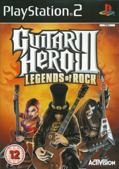 Guitar Hero III: Legends of Rock for the Sony PlayStation 2 Front Cover Box Scan