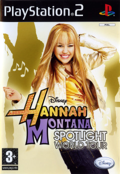 Hannah Montana: Spotlight World Tour for the Sony PlayStation 2 Front Cover Box Scan