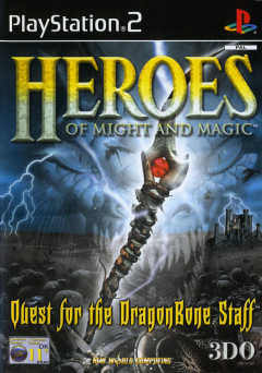 Heroes of Might and Magic: Quest for the DragonBone Staff for the Sony PlayStation 2 Front Cover Box Scan