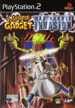 Inspector Gadget: Mad Robots Invasion for the Sony PlayStation 2 Front Cover Box Scan