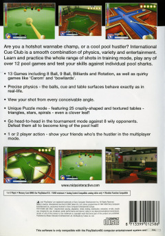 Scan of International Cue Club