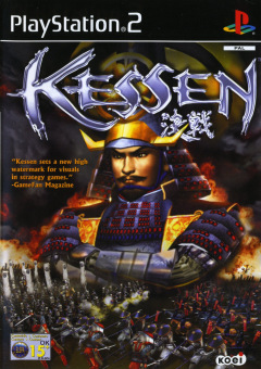 Kessen for the Sony PlayStation 2 Front Cover Box Scan