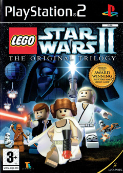 LEGO Star Wars II: The Original Trilogy for the Sony PlayStation 2 Front Cover Box Scan
